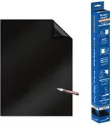 Legamaster Magic-Chart Flipchartfolie für Blackboards, mattschwarz, selbstklebend und beschreibbar, 25 Blatt, B: 60 cm, H: 80 cm - Bild 1
