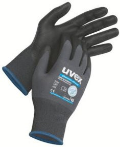 Uvex phynomic allround Montagehandschuhe aus Nylon in Schwarz, Größe 6 - Bild 2