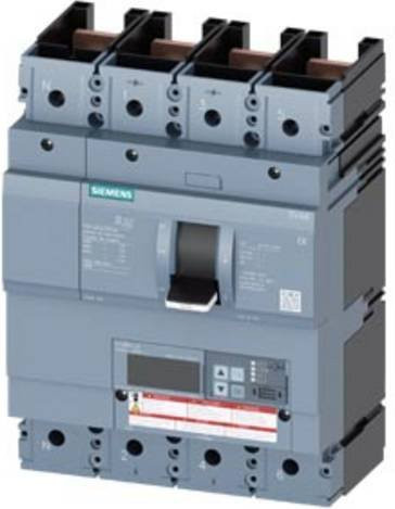 Siemens 3VA6440-5KP41-0AA0 Leistungsschalter in Grau mit einem Einstellbereich von 160 - 400A und einer maximalen Schaltspannung von 600 V/AC - Bild 1
