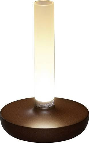 Konstsmide Biarritz LED-Akku-Tischlampe in Braun - Bild 1