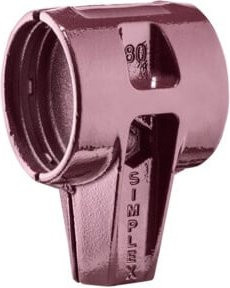 Halder SIMPLEX Schonhammergehäuse aus Aluminium ohne Einsätze und Stiel, Durchmesser: 80 mm - Bild 1