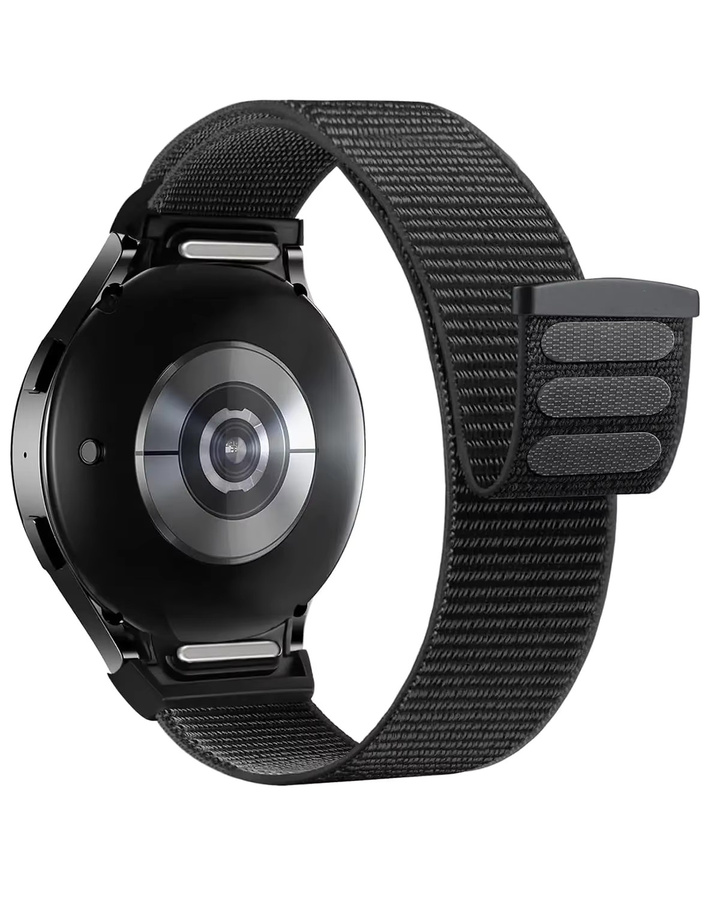 EIMO Uhrenarmband Nylon, Schwarz, Unisex - Bild 3