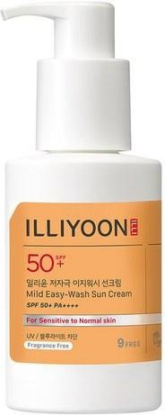 ILLIYOON Milde Easy Wash Sonnencreme, 150 ml, LSF 50+ - Bild 1