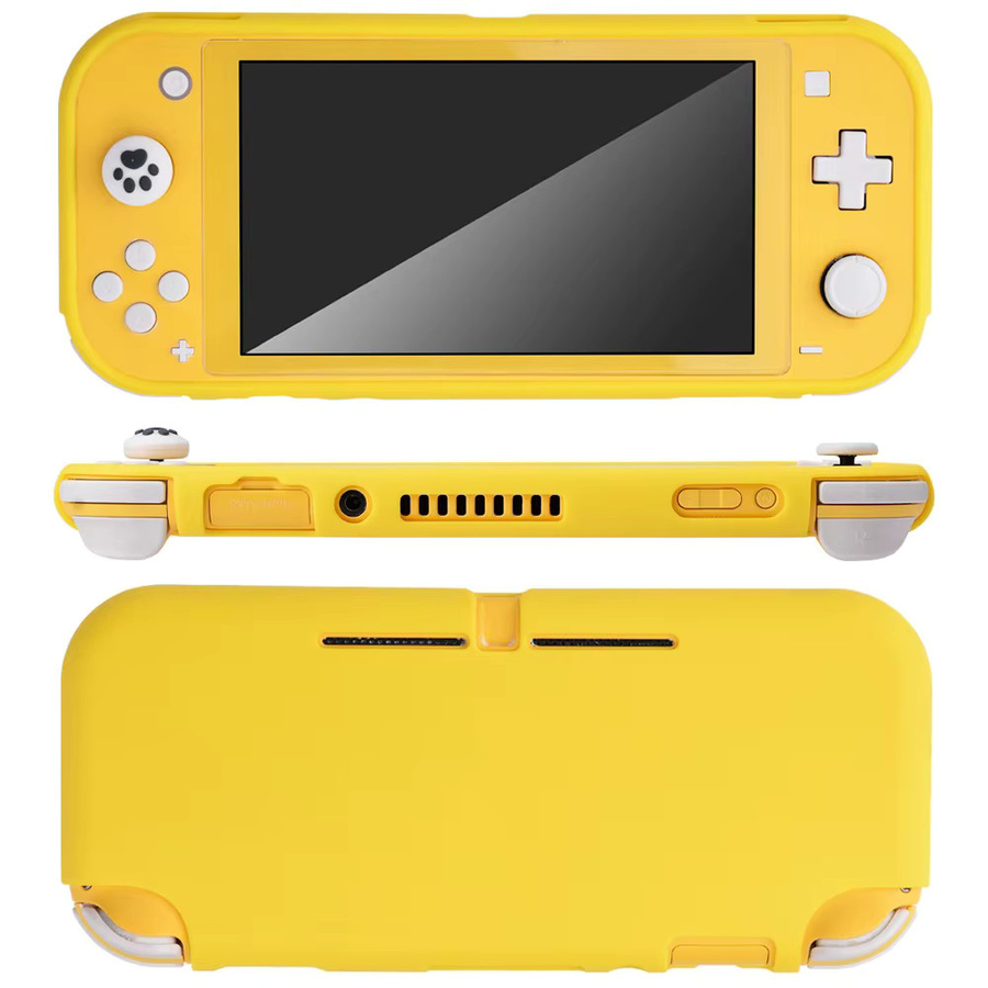 Schutzhülle für Nintendo Switch Lite aus weichem TPU in Gelb - Bild 2