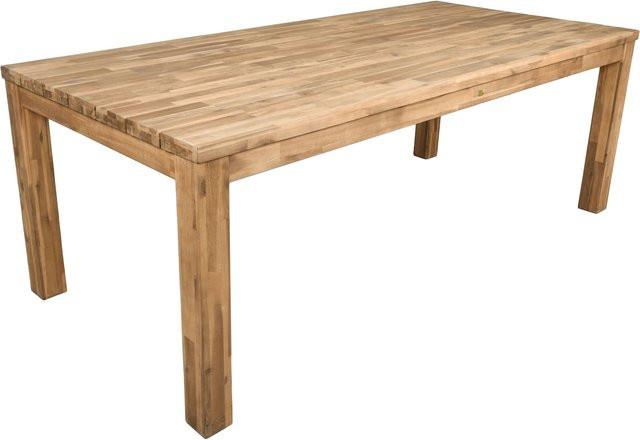 Garden Pleasure Gartentisch Pala aus Holz in Natur Braun und Beige, B: 220 cm, T: 100 cm - Bild 1