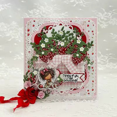 Party Cake Fairy Stanzformen und Stempel Set für Scrapbook und DIY Dekoration, Multicolor - Bild 1
