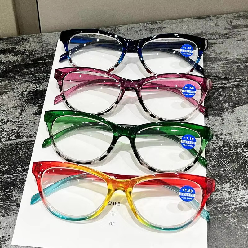 MOYOKA Lesebrille Cat-Eye, Unisex, Vollrand, Kunststoff - Bild 3