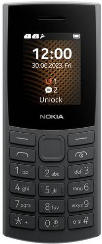 Nokia 105 4G Edition 2023 Dual-SIM Handy in Schwarz mit Bluetooth und Micro-USB - Bild 1