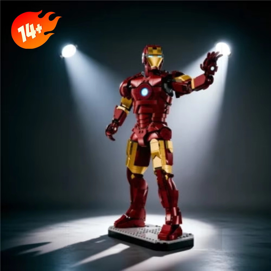 Hot Toys Marvel Helden-Puppen-Modell, Bausteine & Ornamente, 1297 Teile, ab 14 Jahren - Bild 4