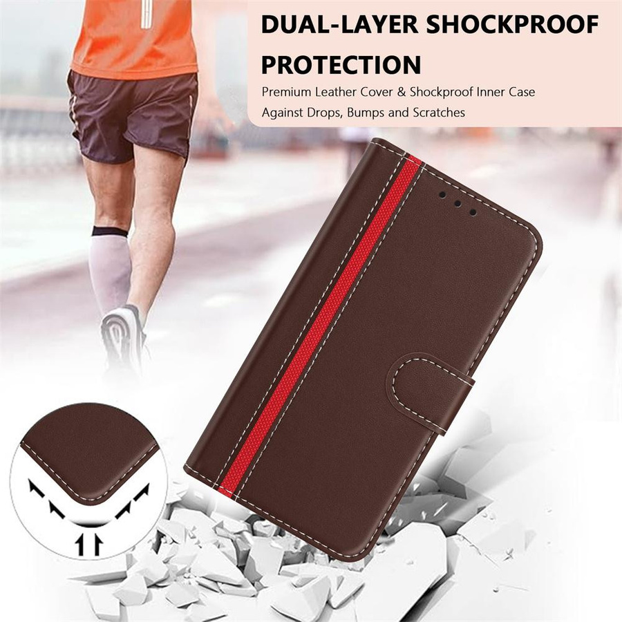 Premium Leder Klappbrieftasche Handyhülle für Samsung Galaxy A55 A35 A25 A15 A05 A56 A36 A26 A16 A06 A57 A37 A17 A07 A05s - Bild 3