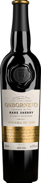 Osborne Sherry Oloroso Medium Solera, Spanien, trocken, 22% Vol., 0,5 l - Bild 1