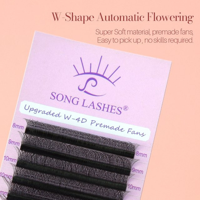 Songl Wimpernverlängerung, vorgefertigte Fans, Black, Unisex - Bild 1
