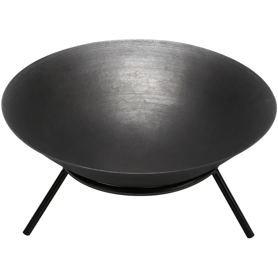 Perel Gartenkamin Feuerschale aus Gusseisen in Schwarz Durchmesser: 56 cm - Bild 2