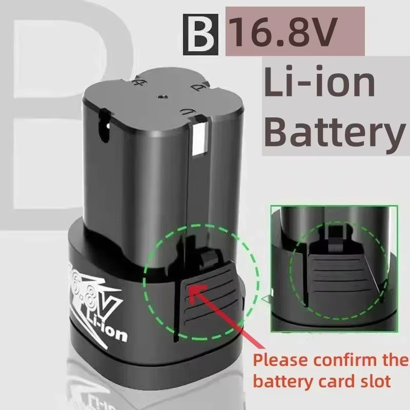 Roza Cinnie Lithium-Ionen-Akku 16,8V / 4Ah in Schwarz für Elektroschrauber und Multifunktions-Bohrmaschinen - Bild 4