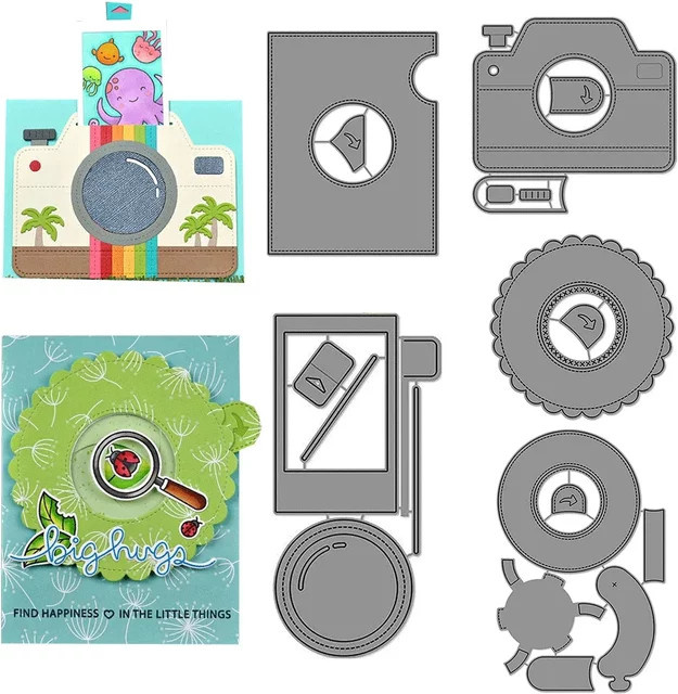 Magic IRis Metall-Stanzform in Silber für DIY-Kartenherstellung und Scrapbooking - Bild 1