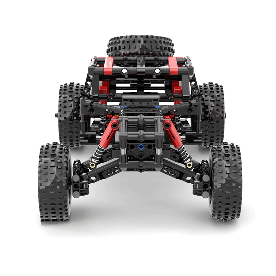 Stemedu MOC Buggy Trucks Rennwagen mit 4-Rad-Antrieb, App-Steuerung und Fernbedienung, Baustein-Geländewagen aus Kunststoff - Bild 4