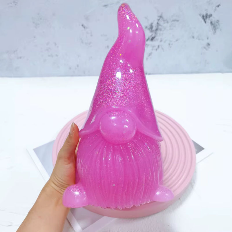Silikonform für Gnome Statue im skandinavischen Nisse-Design zur Herstellung von Harz- oder Betonfiguren, Höhe: 24 cm, Mehrfarbig - Bild 2