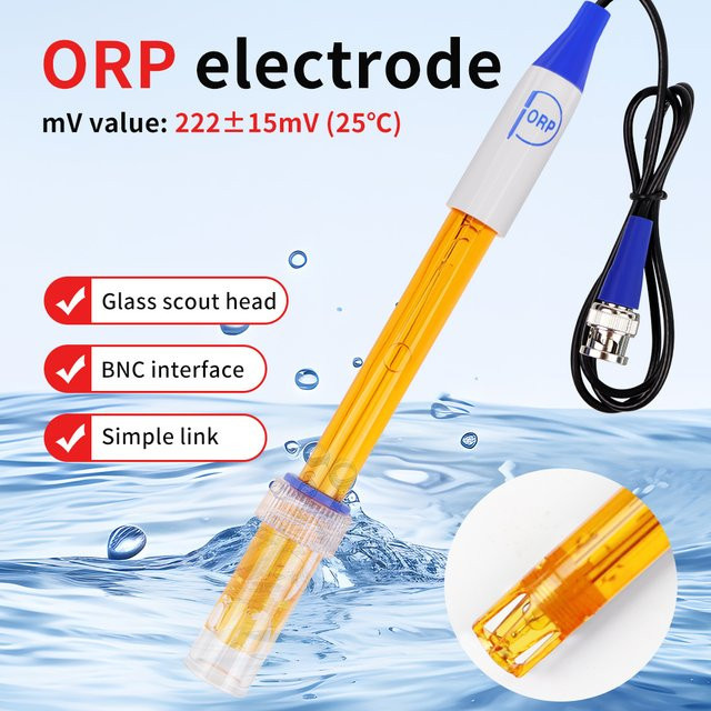 JUANJUAN pH ORP Elektrodensensor Sonde für Labor und Wasseranalysator mit BNC-Stecker - Bild 1