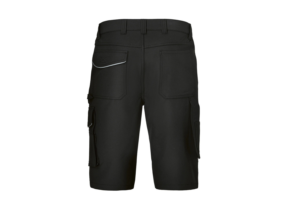 Parkside Herren Arbeitshose mit Reflexstreifen in Schwarz und Beige - Bild 2