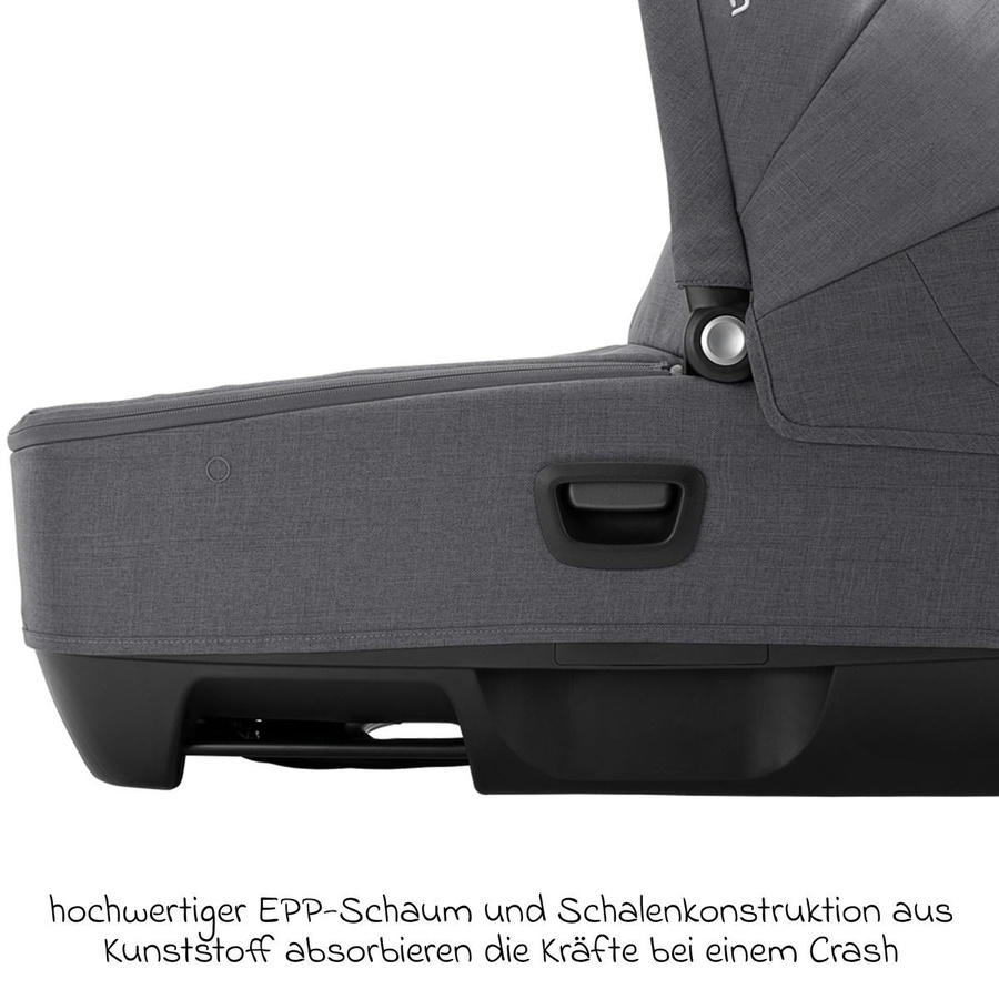 Nuna Babywanne CARI next für Auto und Kinderwagen, Farbe: Granite/Grau - Bild 7