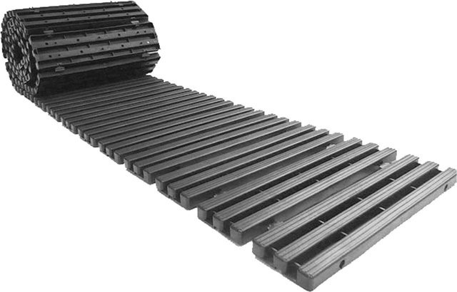 HTI-Living Gartenweg in Holzbohlenoptik, Farbe Grau, Länge: 655 cm - Bild 1