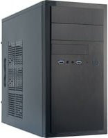 Chieftec Elox Series HT-01B-OP Mini-Tower PC-Gehäuse für Mikro-ATX in Schwarz - Bild 1