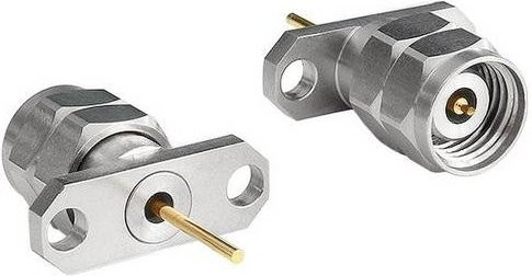 Bulgin RF292A2PEGDK Rundsteckverbinder Flush Mount in Silber - Bild 1