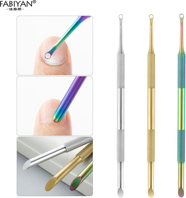 FABIYAN Nagelhautschieber, Edelstahl, Silber, Unisex - Bild 1