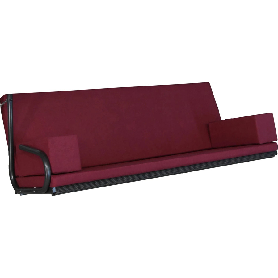 Angerer Hollywoodschaukel Auflage Tolar in Rot mit abnehmbarem und waschbarem Bezug, B/T: 180 x 180 cm - Bild 2