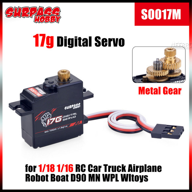 Surpass Hobby 17G Digital Servo, Metallgetriebe, 4,8V ~ 6V - Bild 1