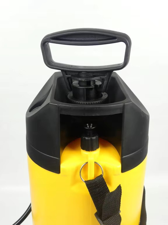 Floraland Professioneller Drucksprüher mit Manometer, 5 l, Grün-Gelb - Bild 2