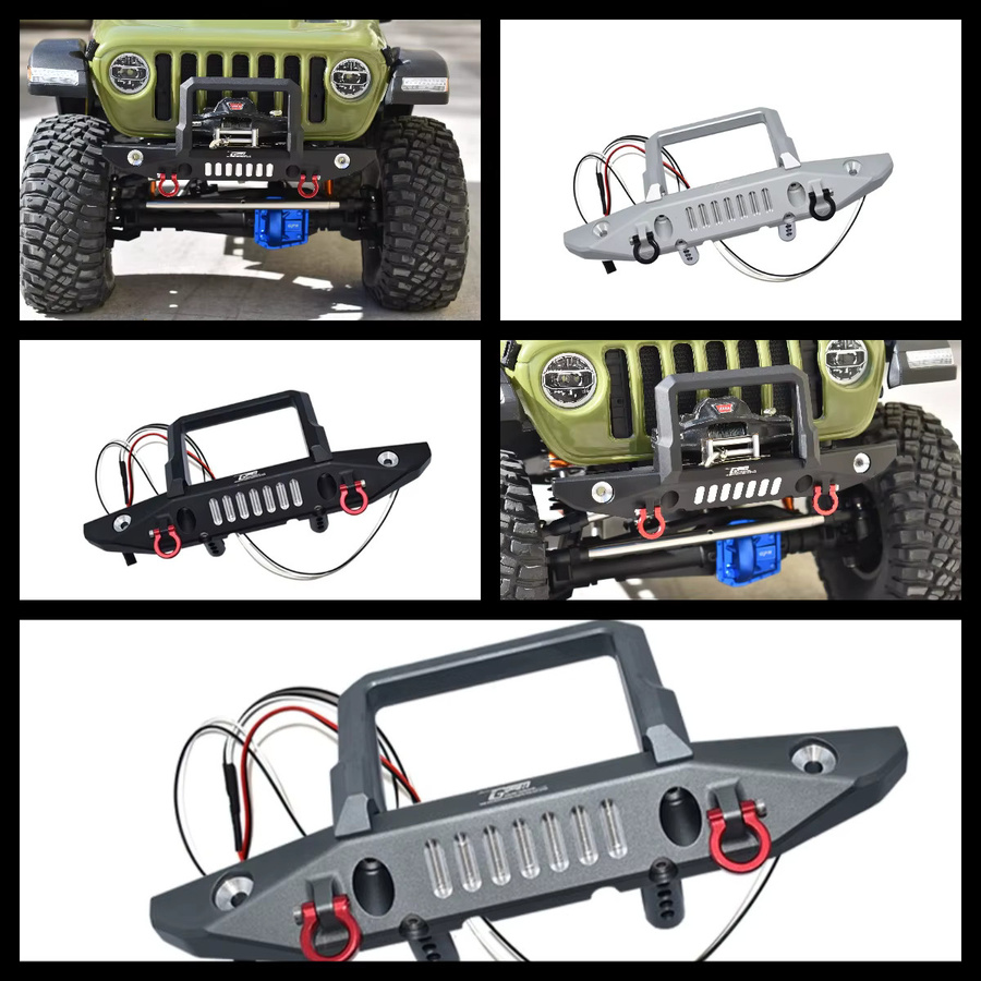 GPM AXIAL 1/6 SCX6 Jeep Trial Honcho, Zubehör, Metall, Schwarz - Bild 3