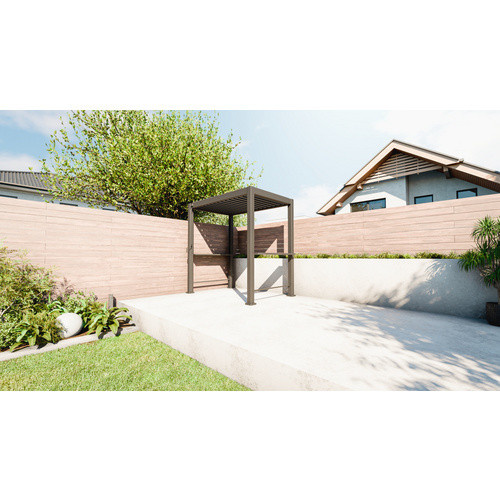 Mr. GARDENER Grillpavillon aus Aluminium und Stahl in Anthrazit und Schwarz, B/H/T: 250 x 240 x 150 cm - Bild 2