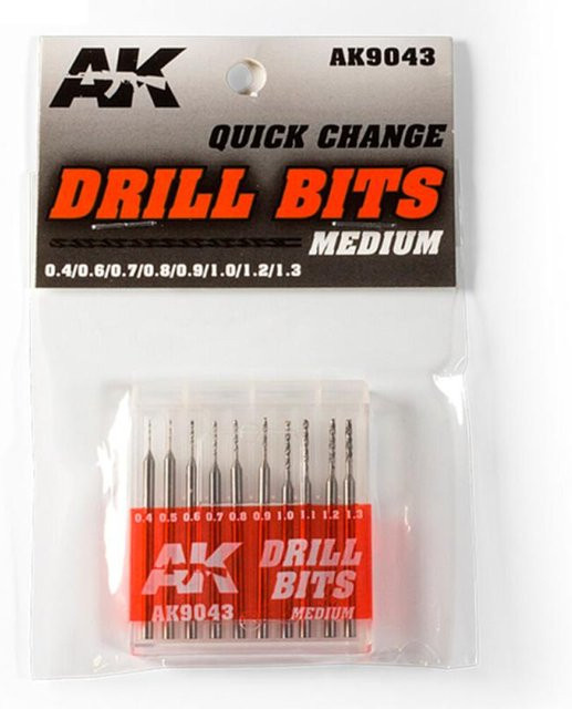 AK Interactive Drill Bits, Metall, Bunt / Mehrfarbig - Bild 1