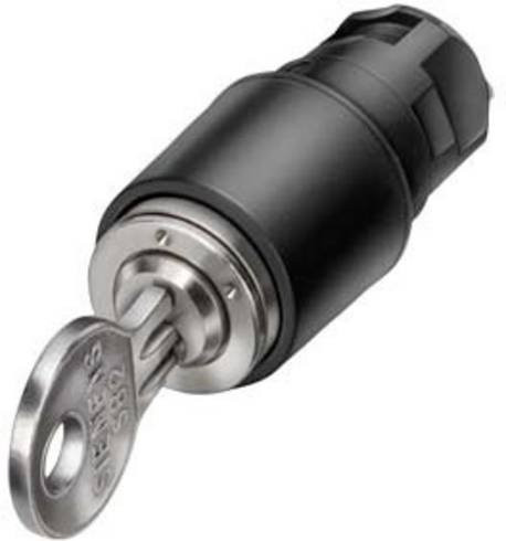 Siemens Schlüsselschalter 3SB2000-4LB01 in Schwarz mit IP65 Schutzart aus Kunststoff - Bild 1