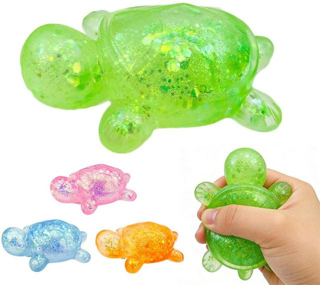 Binchi Outdoor Equipment Quetschige Schildkröte Fidget Spielzeug, grün - Bild 1