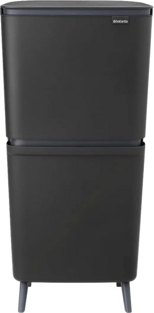Brabantia SortUp Recycle Hi Mülleimer Grau mit herausnehmbaren Inneneimern 25+10+10L - Bild 1