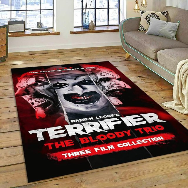 Karpetti 3D Terrifier 3 Horror Clown Teppich, Mehrfarbig, B/T: 120 x 160 cm - Bild 1