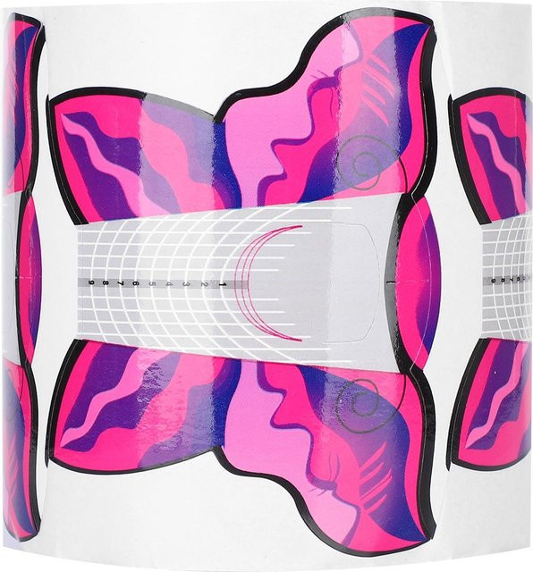 Nagelformen UV-Gel, Selbstklebend, 300 Stück, pink - Bild 1