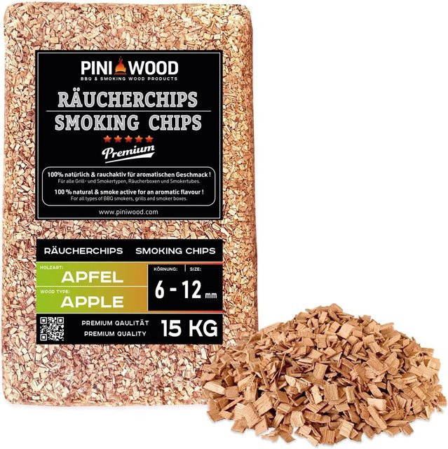 PINI Räucherchips Apfel 15 kg - Bild 1