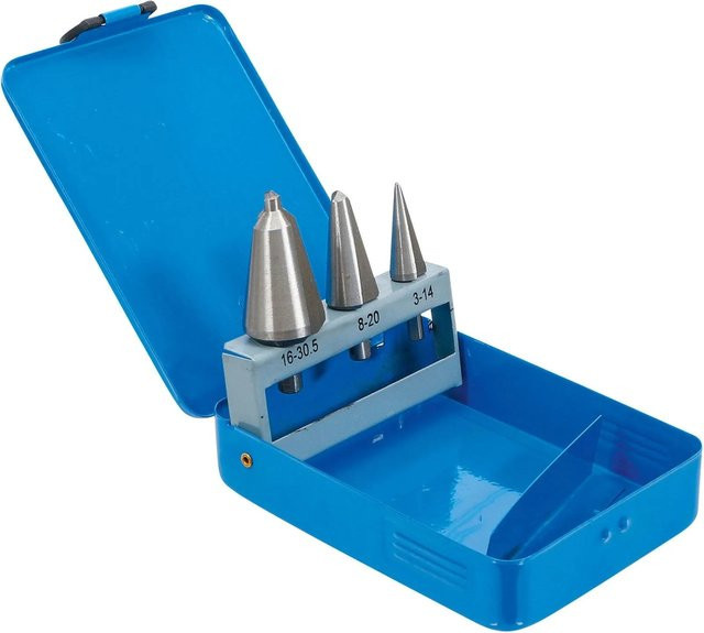BGS Blechschälbohrer-Set HSS in Blau, 3-teilig - Bild 2