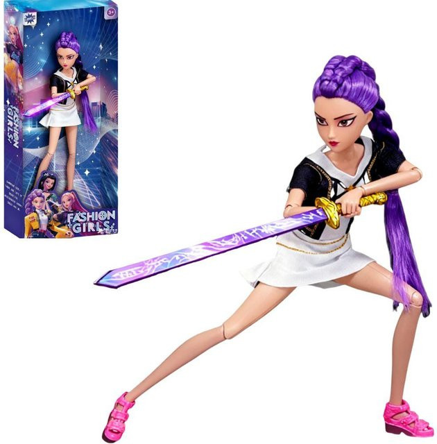 Discover Intime Teufelsjäger Action-Puppe, Rumi Mila Zoe, Plastikpuppe, ab 3 Jahren - Bild 1