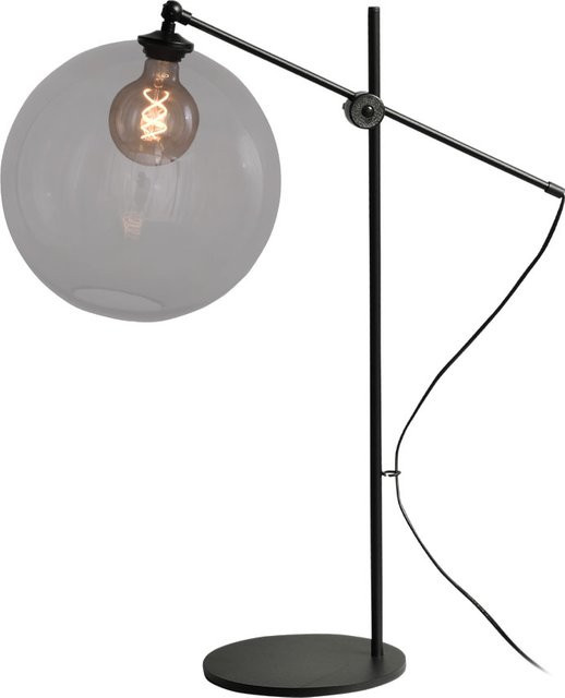 Masterlight Bella 2 Tischleuchte aus Glas in Rauchgrau mit höhenverstellbarem Design - Bild 1
