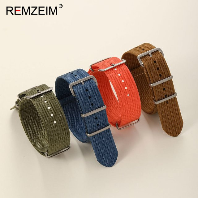 REMZEIM Uhrenarmband Nylon, Herren - Bild 1