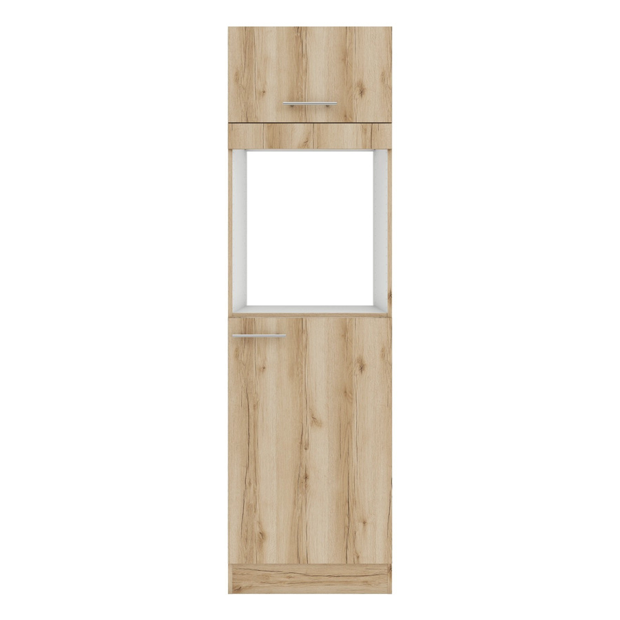 OPTIFIT Livorno290 Küchen-Geräteumbauschrank in Wildeiche Nachbildung, Farbe Braun, Breite: 60 cm - Bild 2