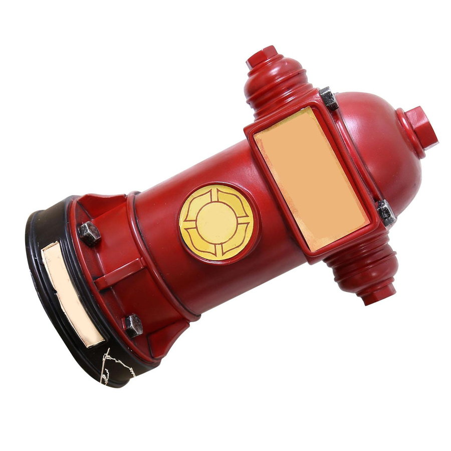 Retro Sparschwein Feuer Hydrant von Tooarts in Rot - Bild 4