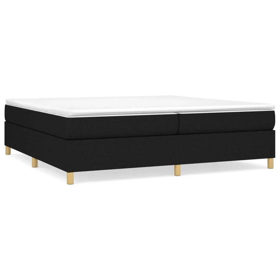 vidaXL Boxspringbett Hybrid mit Matratze Schwarz B/T/H: 200 x 200 x 35 cm - Bild 2