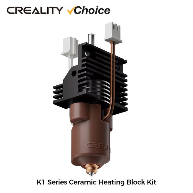 Creality Original Keramik-Heizblock-Kit der K1-Serie mit aktualisiertem Schnellwechsel-Düsenset für K1, K1-Max und K1C 3D-Drucker - Bild 1