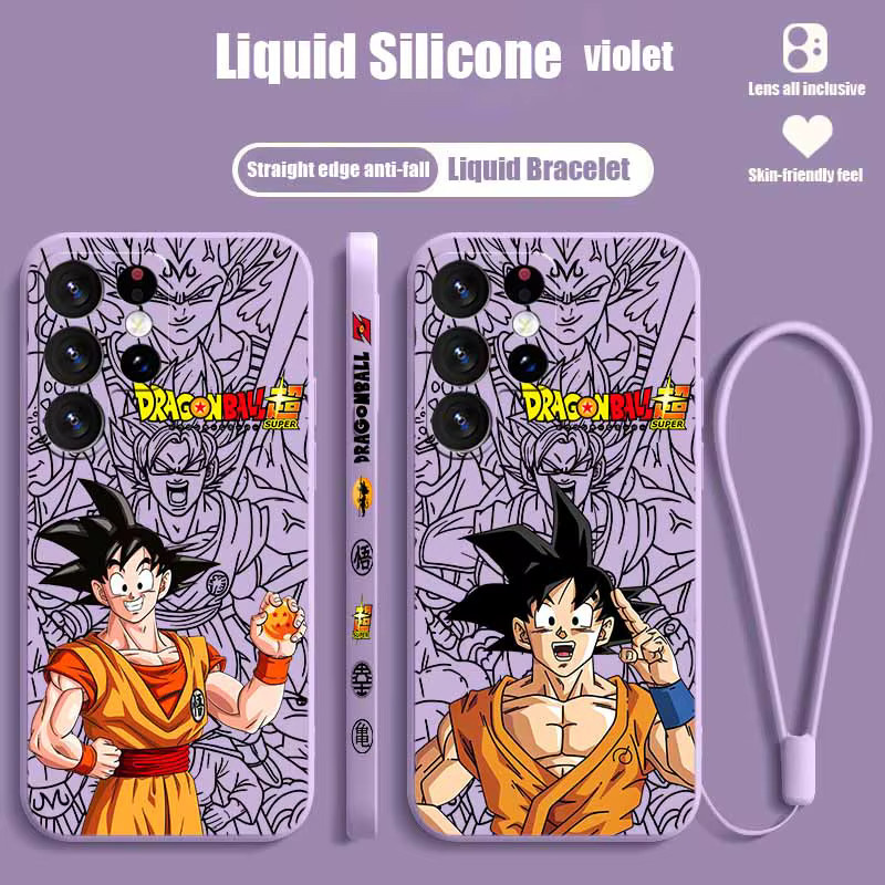 Dragon Ball Son Goku Handyhülle für Samsung Galaxy S26 S25 S24 S23 S22 S21 S20 Ultra Plus Lite Multicolor - Bild 4