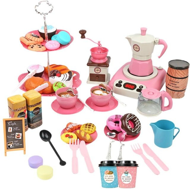 Binchi Outdoor Product Nachmittagstee-Spielzeugset, 52-teiliges Set, grau, ab 3 Jahre - Bild 1